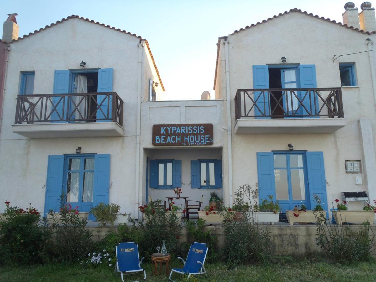 Kyparissis Beach Houses Skala Mistegnon エクステリア 写真