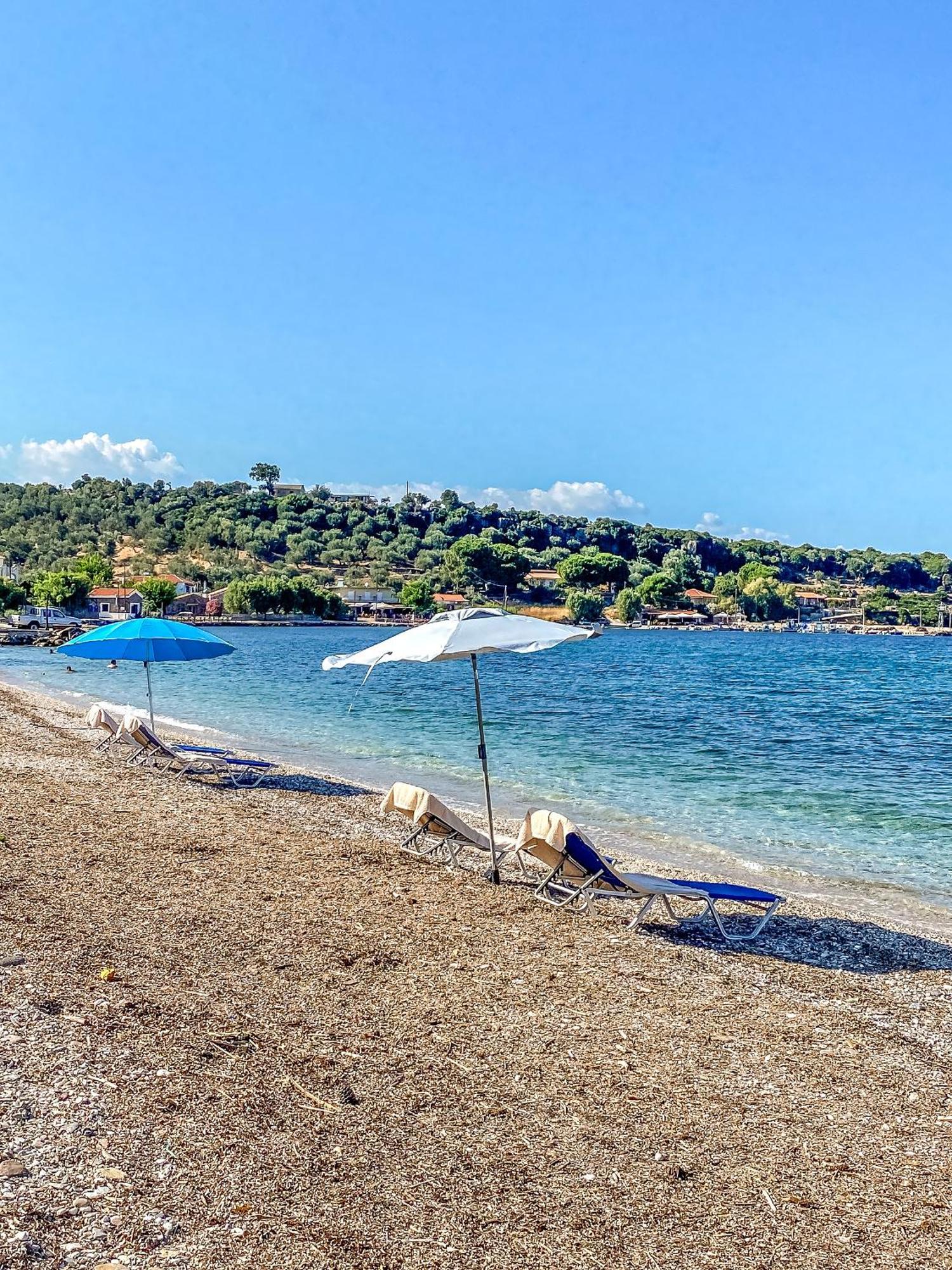 Kyparissis Beach Houses Skala Mistegnon エクステリア 写真