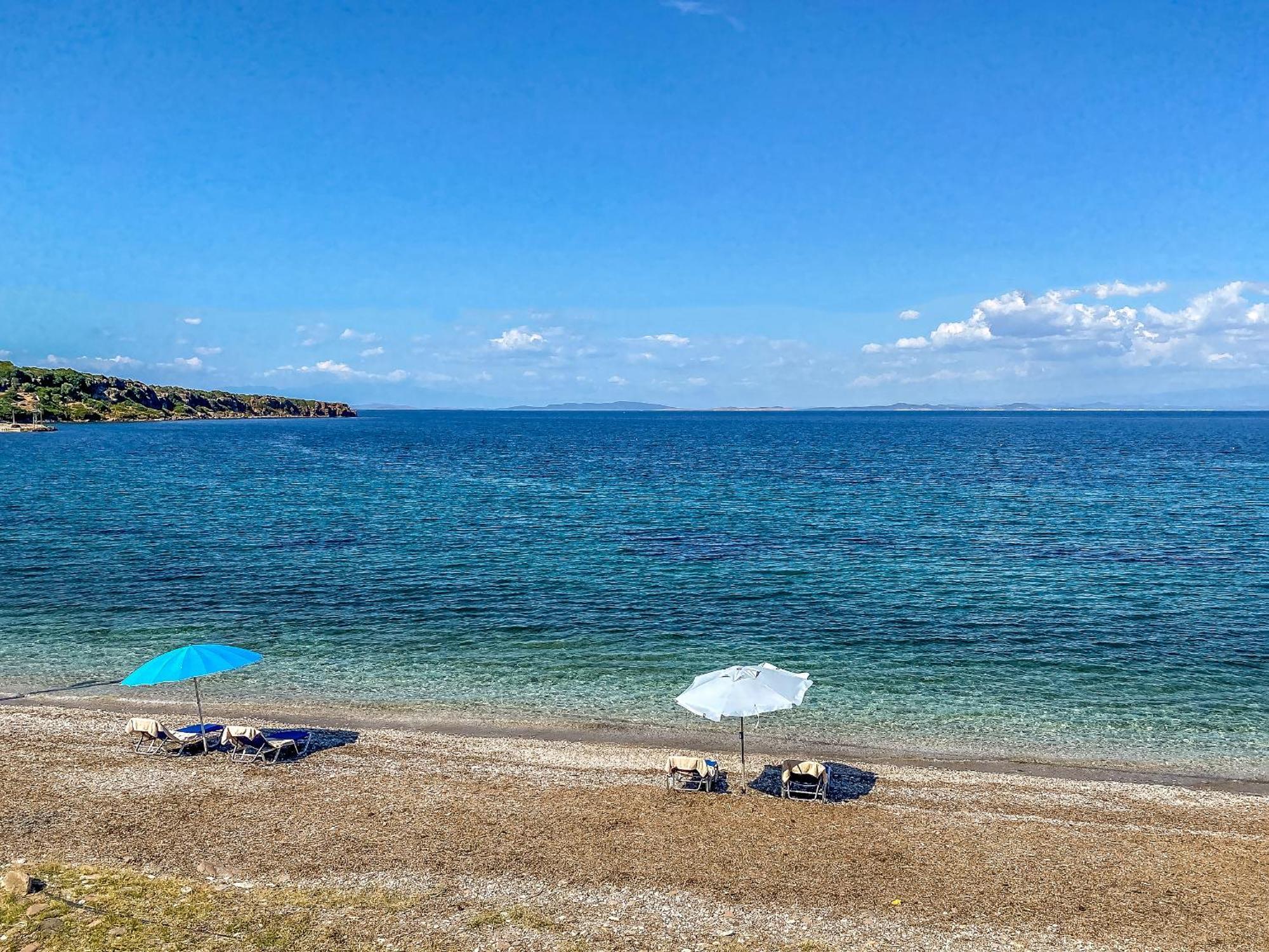 Kyparissis Beach Houses Skala Mistegnon エクステリア 写真