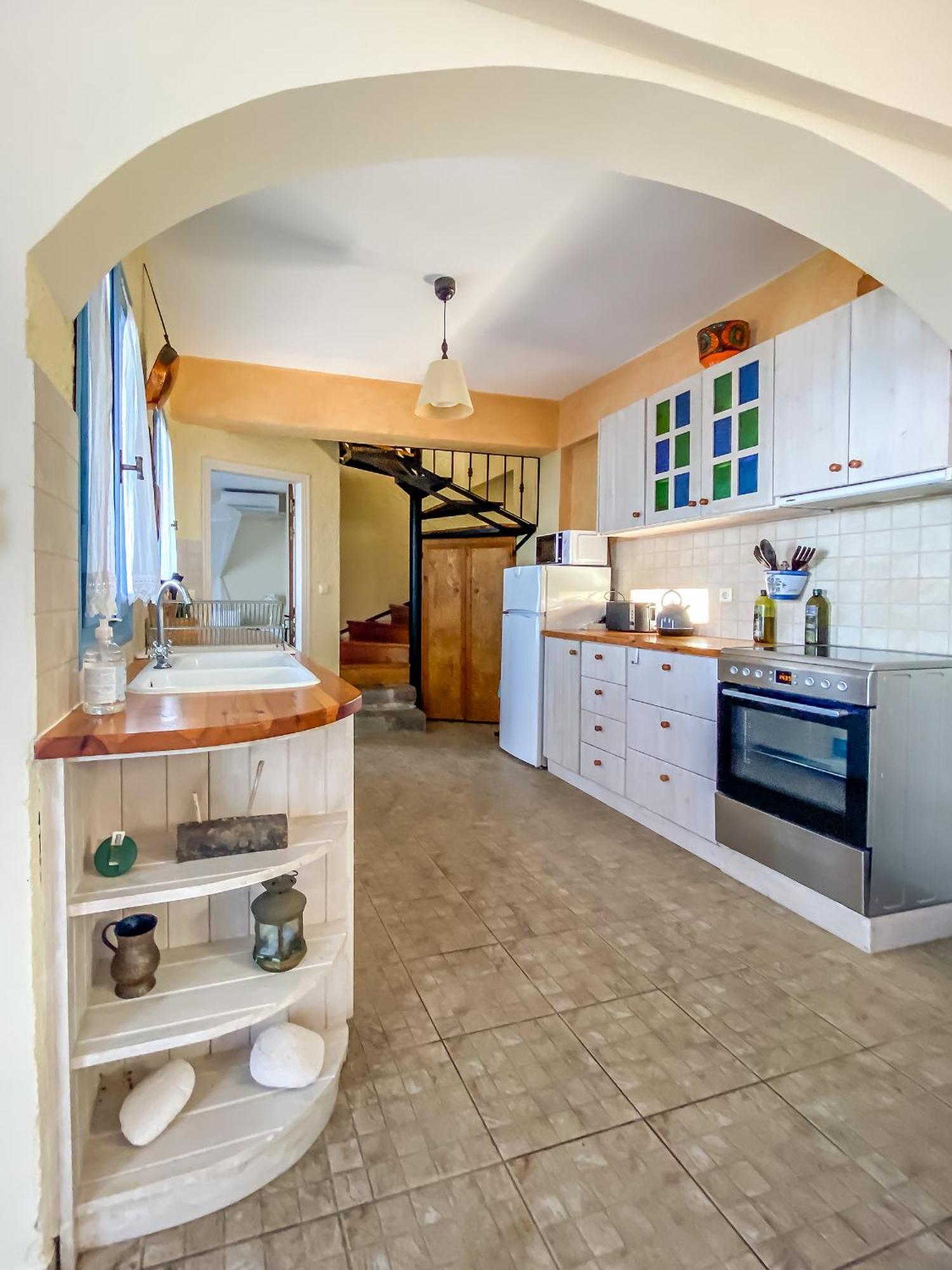Kyparissis Beach Houses Skala Mistegnon エクステリア 写真